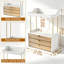 Amber Makeup Organiser, Upgraded 2-Tier Countertop Vanity Storage Unit with 3 Drawers, Large Capacity Cosmetic & Skincare Organiser, Multi-Purpose Beauty Storage for Dressing Table & Bathroom