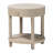 Witkowski Bohemian Woven Natural Grasscloth 1-Drawer Nightstand