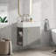 Wall-Mounted Bathroom Vanity Unit with Basin-134243258