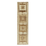 One-of-a-Kind 3'7" X 13'6" Hand Knotted Area Rug