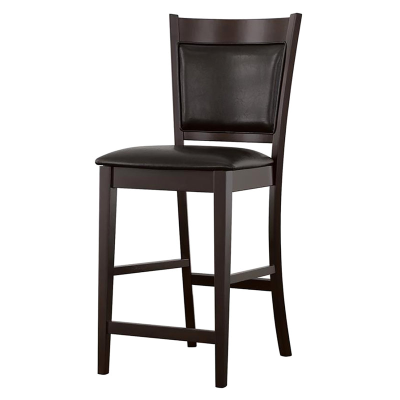 2 tabourets à hauteur de comptoir noirs et envoûtants pour les espaces de salle à manger