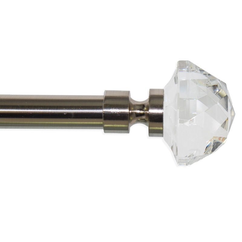 Tringle à rideau simple Gem, l 30 po à 78 po