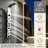 7-way Diverter Rainfall Shower Tower Panel System with Rainfall Waterfall Shower Head and Shower Wand-93249643