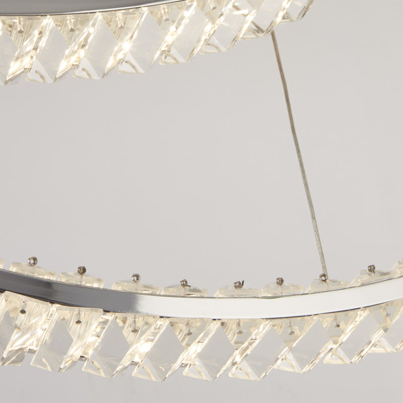 1 - Light Plated Gloss LED Pendant