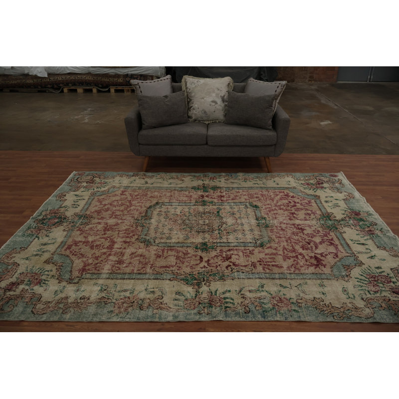 Tapis turc rétro Anatolian 7 x 9
