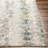 Abstract Machine Woven Polyester Area Rug in Light Gray-1315789207