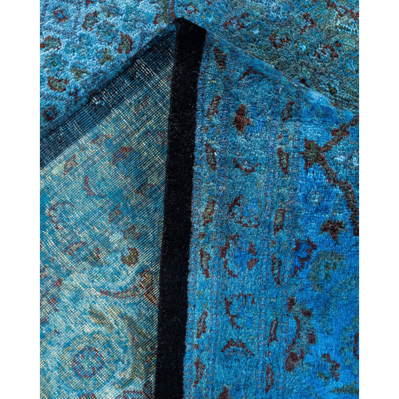 Fine Vibrance One-of-a-Kind 6' 8" x 9' 10" Hand Knotted Area Rug