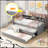Twin Wood Daybed With 2 Trundles, 3 Storage Cubbies, 1 Light For Free And USB Charging Design-1588852643