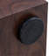 Table basse en grain de bois noyer, 16 x 16 x 16 - Rehaussez l'attrait décoratif de votre maison 16,13 x 16,13 x 16,13