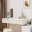 Miroir de coiffeuse Hollywood avec haut-parleur, lumières et grossissement 10X pour le maquillage et la toilette