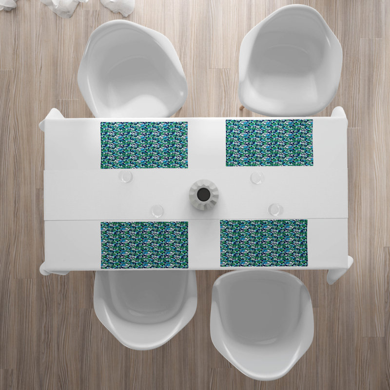 Polyester Abstract Rectangle Placemat