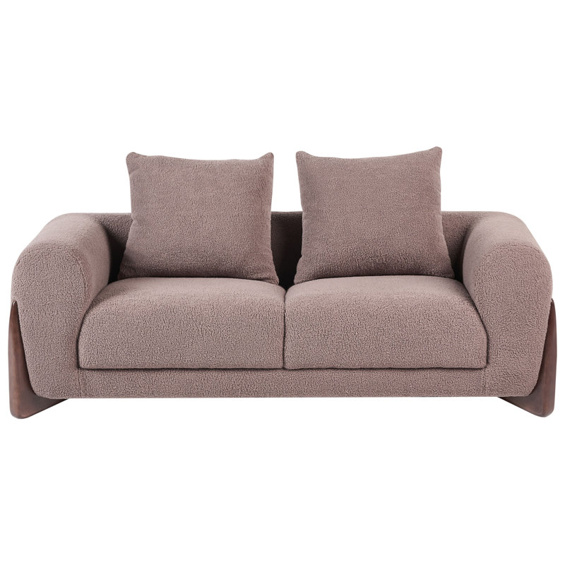 Tavin Fabric Sofa, Brown, 2