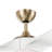 60 Inch Mylo Ceiling Fan with Satin Etch Cased Opal Glass in Champagne Bronze with Matte White Wood Blades-841783540