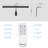 18.21'' Dimmable LED Wall Mounted Picture Light with Remote