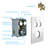 10 Inch Square Dual Shower Head System - Wall Mounted With Handheld Spray