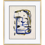 Abstracts In Blue And Yellow 1 Giclee Print by Soicher Marin Archives