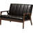 Charda Faux Leather 44.66'' Reception Loveseat-17265066