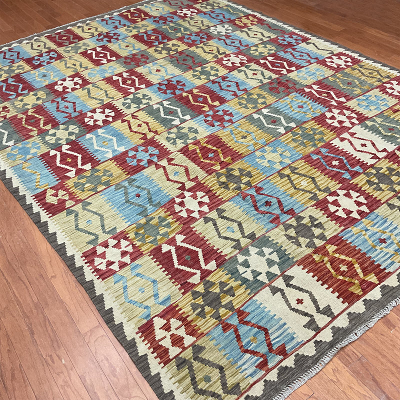 Tapis en laine fabriqué à la main Kilim