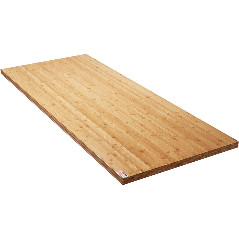 Plateau de table en bois, Bois naturel, H 1,5 po x l 70,9 po x P 29 po