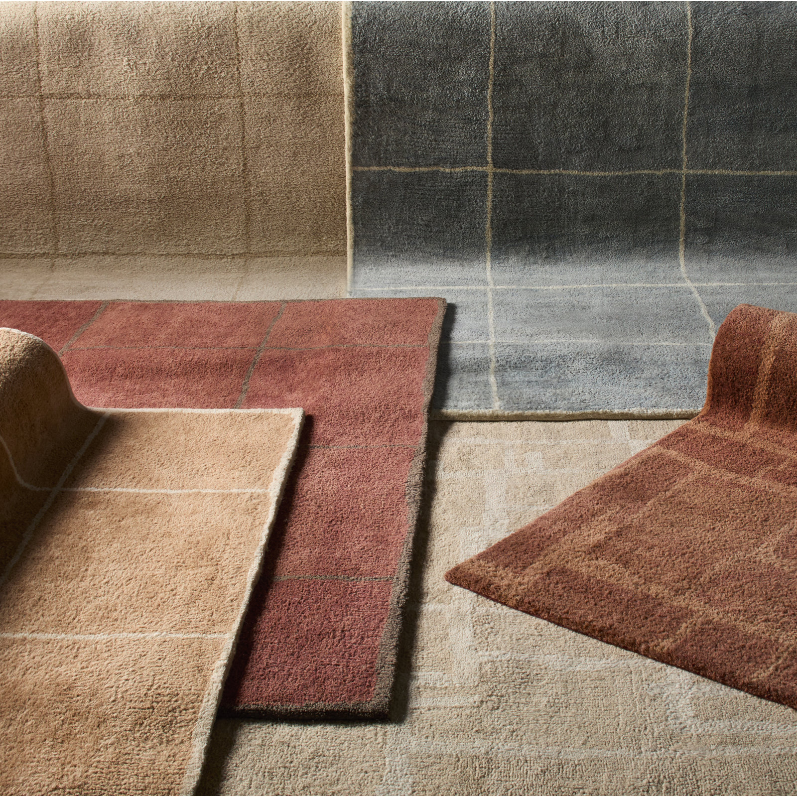 Merritt Hand-Tufted Geometric Wool Rug, Rectangle 7'9" x 9'9"