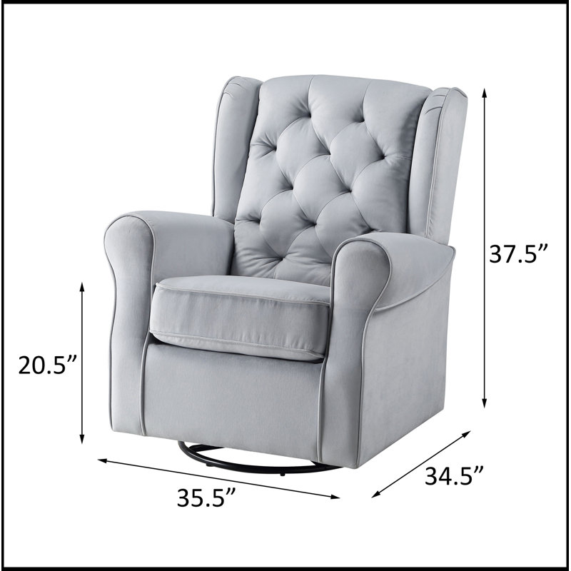 Chaise pivotante avec fauteuil oscillant