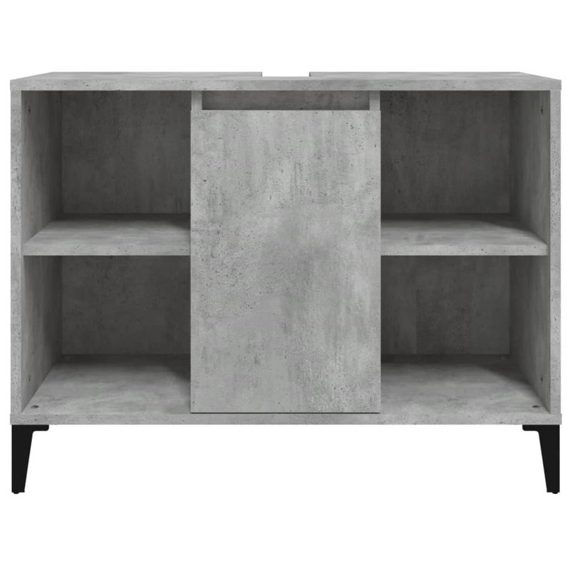 Skagway Freestanding Bathroom Cabinet, Concrete Grey