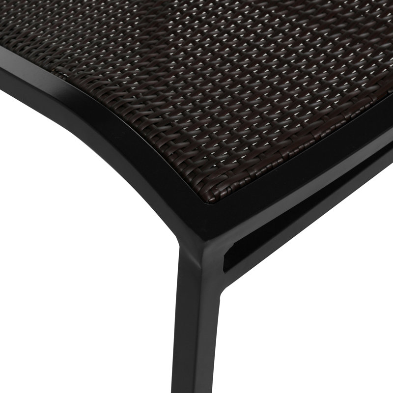 Aire Patio Dining Chair, Aire #2 Ancient Earth/Black Walnut