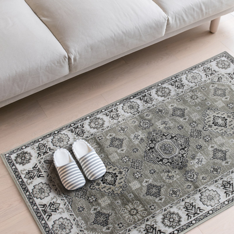 Gris oriental tapis décoratif Ariee
