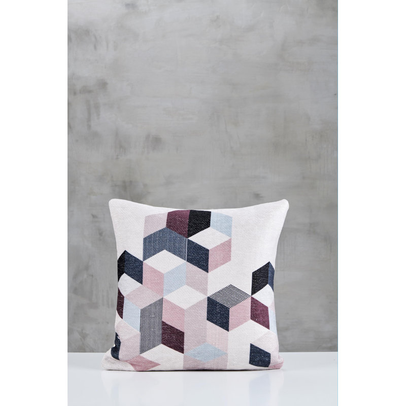 Geometric Square Throw Cushion