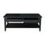 Table basse 4 pieds en bois massif avec rangement Tiller
