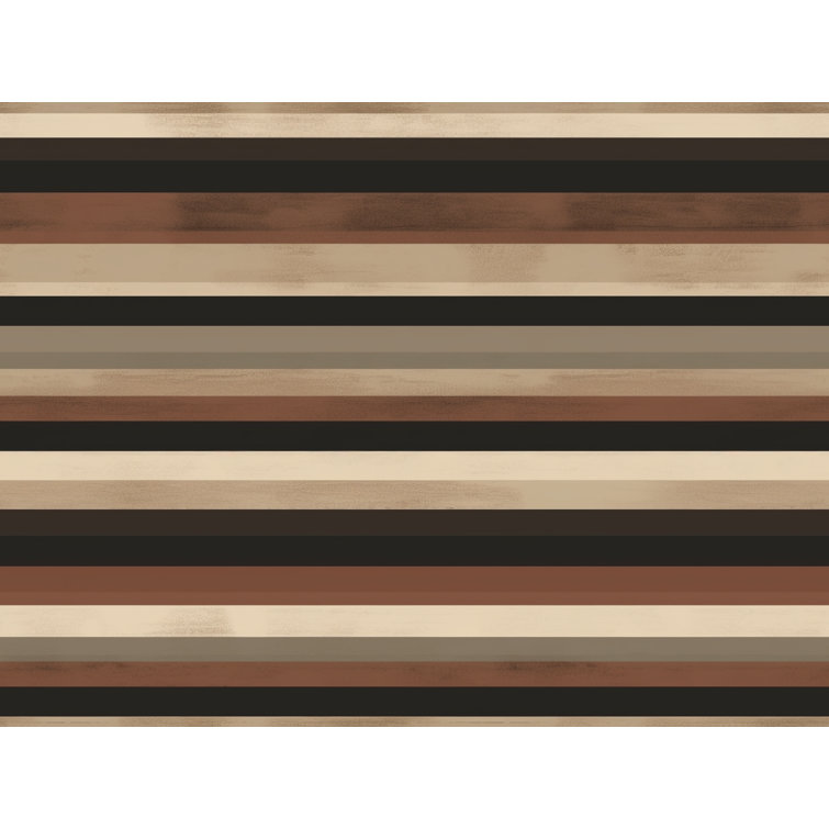 Horizontal Stripes Machine Printed Comforter