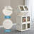 Dimingo 19Gal Foldable Plastic Storage Bins with Lids and Wheels-1222831512