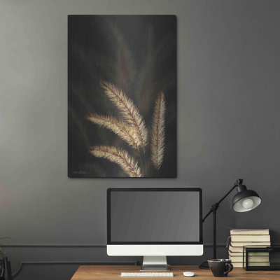 Winston Porter «Golden Grass I» par Lori Deiter, art mural en métal