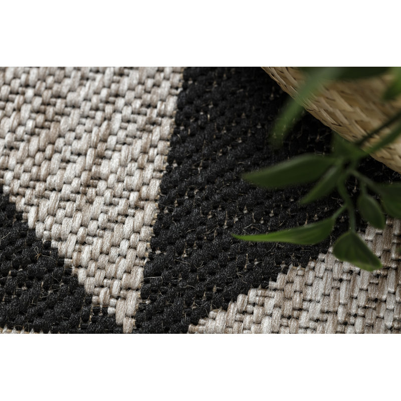 Townville Geometric Indoor / Outdoor Area Rug, Rectangle 80 x 150cm