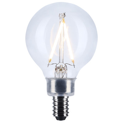 G16.5 LED Candelabra Base Clear  CCT 120 Volt