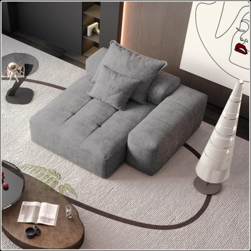 Canapé modulaire surdimensionné Modern, Gris