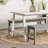 Harbison 4 - Person Acacia Wood Patio Dining Set with Rectangular Table-61495839