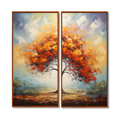 Arbre africain «Spirit of the Wild 1» - Décoration murale traditionnelle
