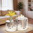 Luxury Mirror Coffee Table - Silver Modern Living Room Furniture Small Coffee Table Suitable For Modern Home Furniture Sofa Decoration (Only Including Table)