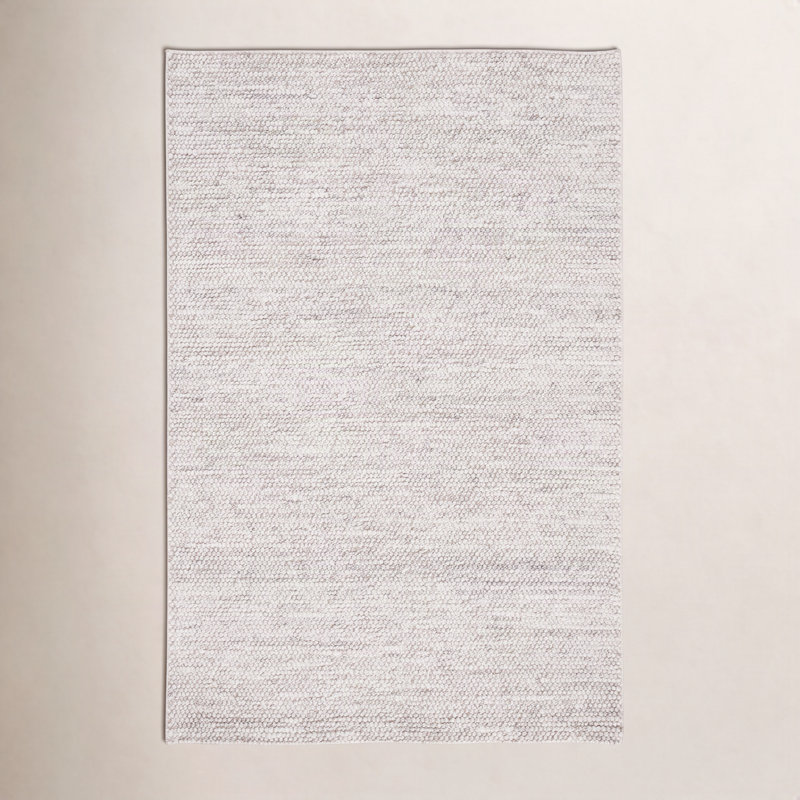 Danie Natural Area Rug in Gray/Ivory, Rectangle 6' x 9'