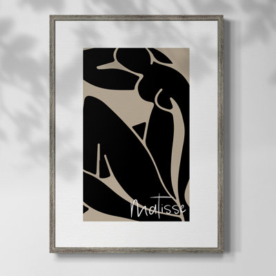 Matisse Ccciii, reproduction d'art encadrée - bois massif