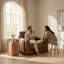 Vancouver 38.5" Wide Upholstered Swivel Chair