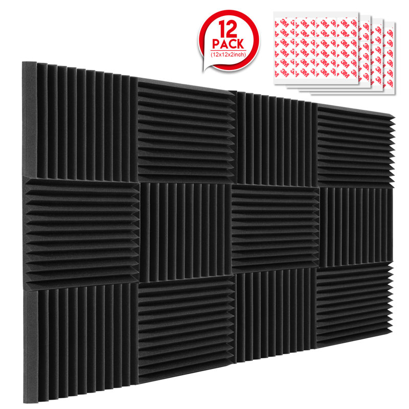12 Packs Sound Proof Padding Soundproof Foams