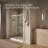 Elate Sliding Shower Door, 70-1/2-In H X 56-1/4 - 59-5/8-In W, With 1/4-In Thick Crystal Clear Glass-55871007