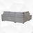 Cassan Upholstered L-Shaped Sectional Left Hand Facing-560008784