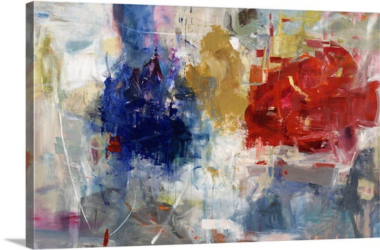 «Bringing Forth» Fuze, reproduction d'art, H 22 po x l 36 po x P 1,5 po, Toile