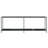 vidaXL Console Table Accent Side Table with Steel Frame Tempered Glass-744986156-744986161