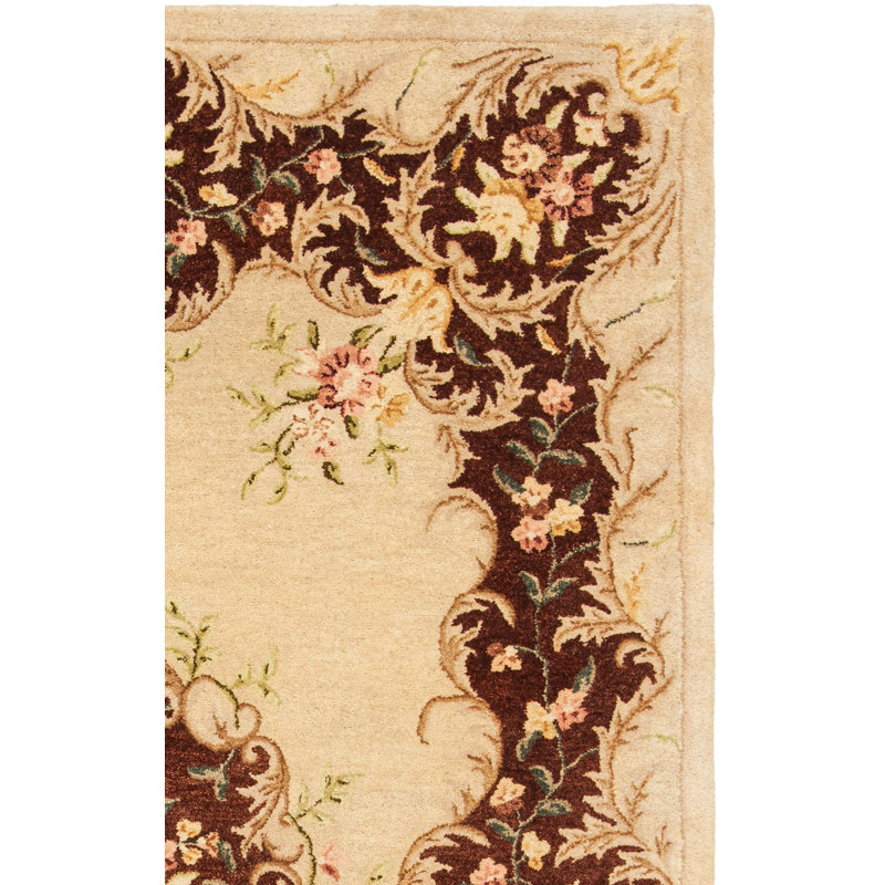 Tapis oriental en laine touffeté à la main Molter Bergama, Rectangle 4 pi x 6 pi