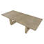Table de salle à manger extensible avec finition en chêne moderne