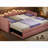 Twin XL Size Upholstery Daybed with Trundle and LED Light-1777746758